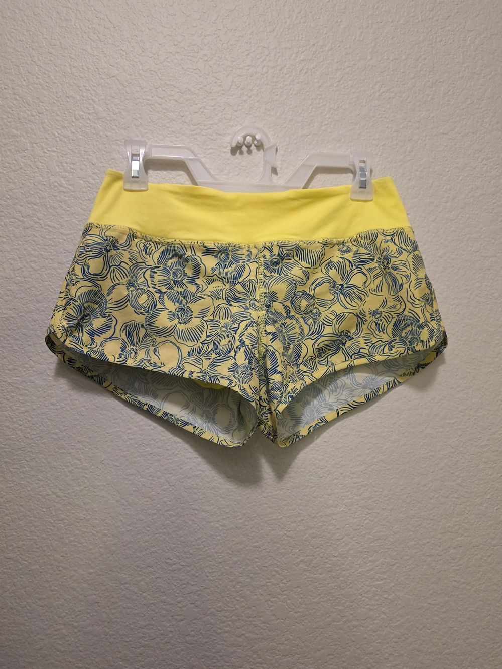 4 Inch Rabbit Running Floral Running Shorts Wide Waistband